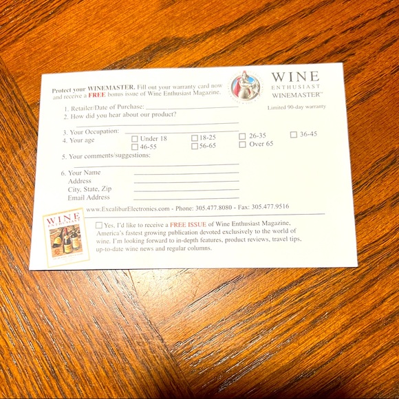 Wine Master.Wine Enthusiast Magazine. Special Edition. - Picture 9 of 9